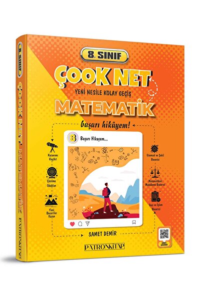 PatronKitap 8. Sınıf ÇOOK NET Matematik Soru Bankası