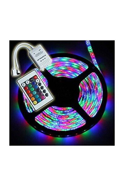 MOONSHOP Animasyonlu Tak Çalıştır Kumandalı Trafolu Rgb Şerit Işık Aydınlatma...