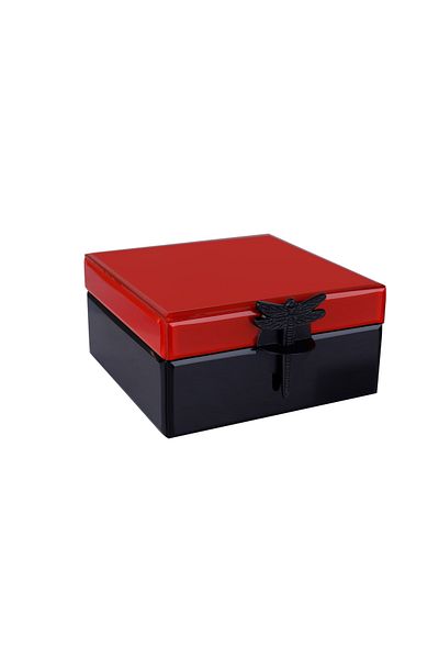 Lucky Art 21x21x10 Cm Black-Red Box