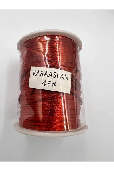 KARAASLAN Floş Ip Sıçan Kuyruğu Kiremit Renk 100 Metre ( Bobin) 1 Mm