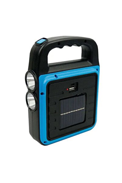 ERTEKPA HS 8020B ElFeneri Ledli Solarlı şarjlı Işıldak Kamp Lambası Solar Şarjlı