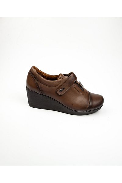 Scavia 42 Pantofi casual dama din piele de nuc