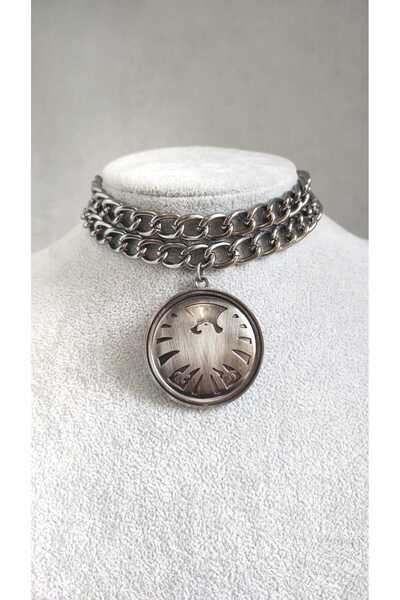 Fugusugu قلادة سلسلة قوطية من Galactic Emprie Star Wars