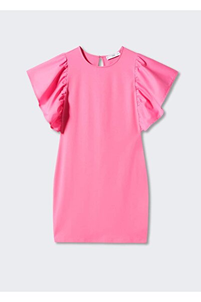 MANGO Woman Kol Detaylı Elbise