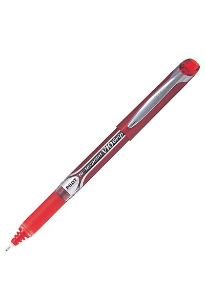 Pilot V10 Grip Hi-tecpoint Red (12 Pieces Pack)