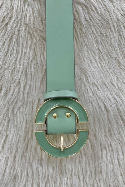 Bym Fashion Ζώνη 9062 Model Mint Color