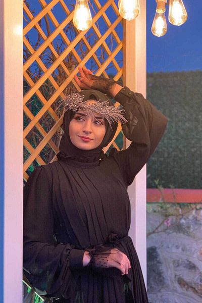 Bym Fashion 2020 شال شيفون أسود