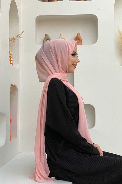 Bym Fashion 2019 Chiffon Shawl Powder