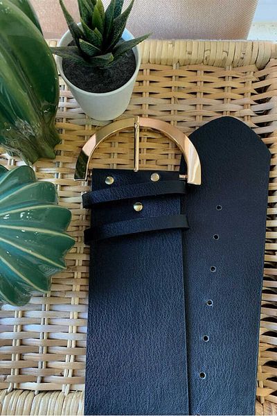 Bym Fashion 9043 Ζώνη Μαύρη