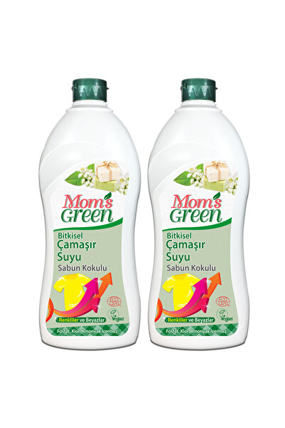 Mom's Green 2'li Set Bitkisel Çamaşır Suyu- Sabun Kokulu Ecocert Sertifikalı
