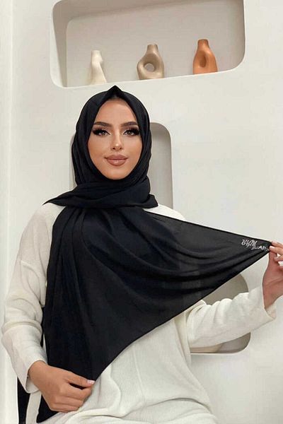 Bym Fashion 2025 شال نسائي أسود