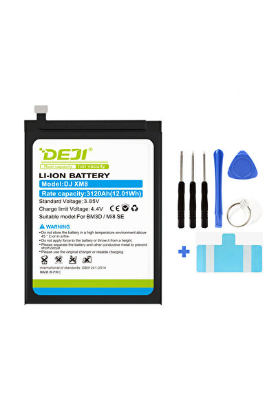 Deji Xiaomi Mi 8 Se Batarya Mucize Batarya / Bm3d