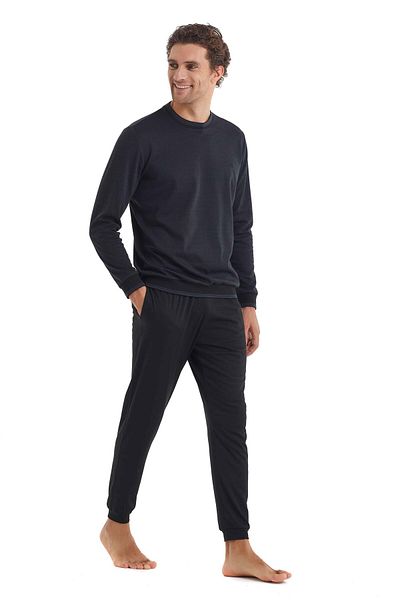 Blackspade Men's Long Sleeve Pajama Set 40098