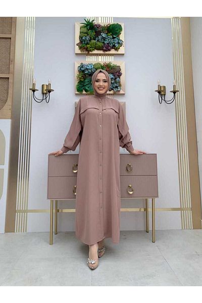 Bym Fashion Задна верижка с пискюл с копчета Yarasakol Ferace 7822 Норка