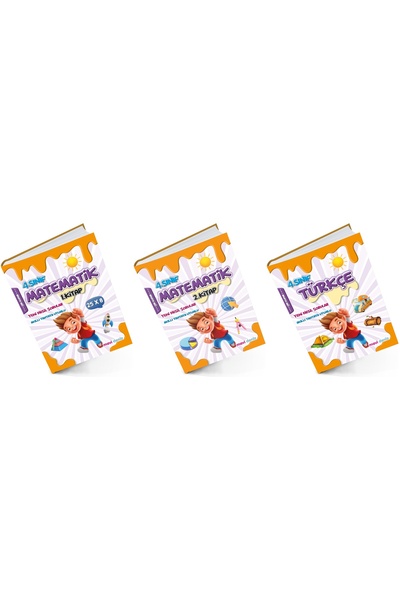 Mavi Deniz Yayınları Mavi Deniz 2024 4. Sınıf Matematik + Türkçe 1. Ve 2. Kit...