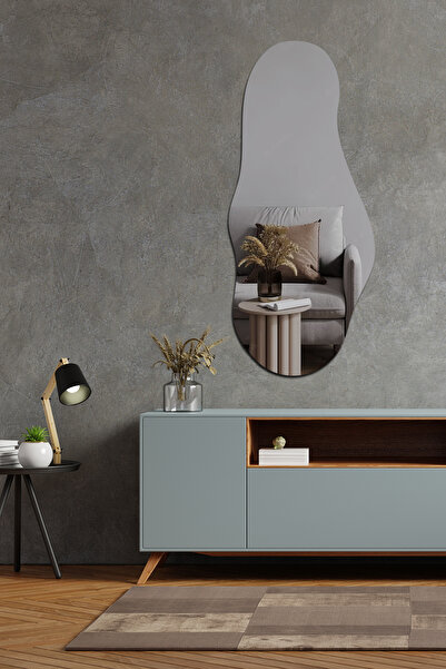 Decorita Salon Duvar Aynası | Füme Ayna | Havana Tasarım Ayna | 50cm x 115cm