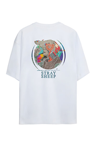 Adrift Tricou oversize unisex cu design Stray Sheep
