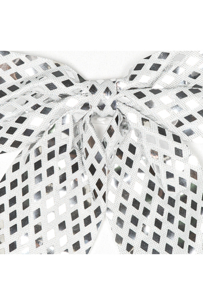 Herdekora Christmas Ornament, Shiny Sequin Bow with Hanger, Lame - 20X20 cm