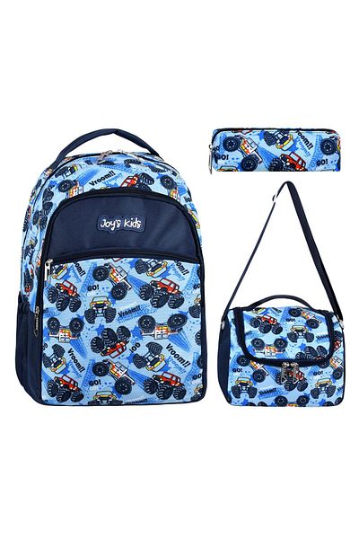 CAKARD Rucsac pentru școală primară - nutriție + set de 3 suporturi pentru creion