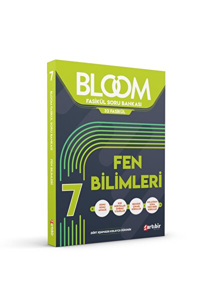 Artıbir Yayınları 7 Sınıf FEN BİLİMLERİ BLOOM 32 Fasikül Soru Bankası (KOLAYD...