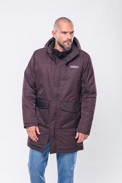 Kevin K235 Men's Brown Hooded Parka