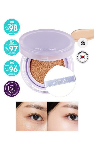 MAXCLINIC Cushion Foundation Containing Melatonin MAXCLINI Luminous Cushion Foundation SPF 50 + / PA ++++