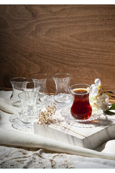 Paşabahçe 95961 Aurora Tea Cup Set 12 Pieces
