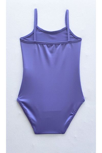 LULLY KİDS Lully Kids Girl's Lilac Ballet Gymnastics Swimsuit Sleeveless Open Back Body