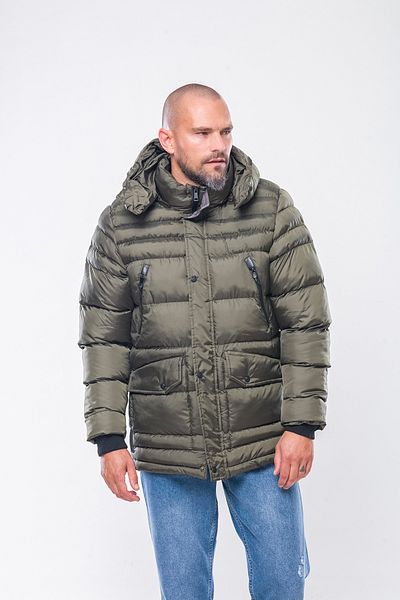 Kevin Men's Khaki Puffer Coat