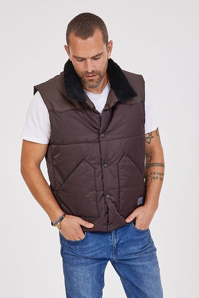 Kevin Men's Vest K208 Brown