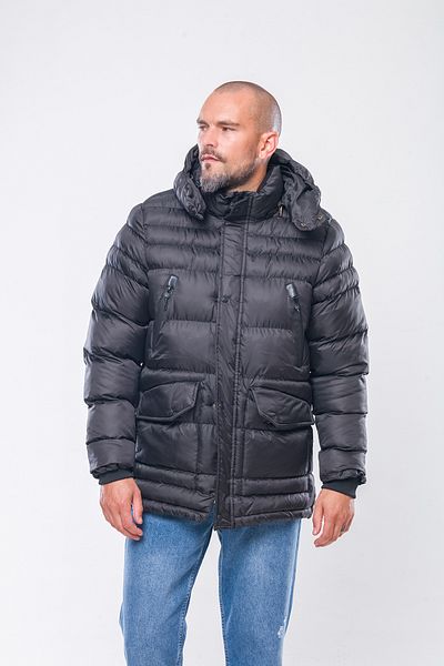 Kevin 60 Men's Black Puffer Coat