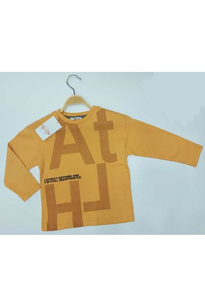 Çikoby Thin Sweatshirt with Letters Print