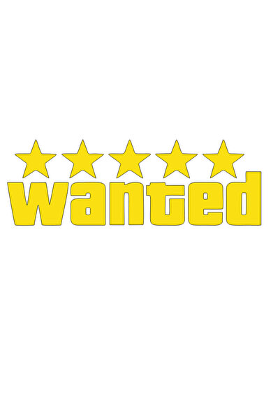 YAMANB Wanted Sticker 5 Yıldız Wanted Araba Motorsiklet PC Leptop Sticker 30c...