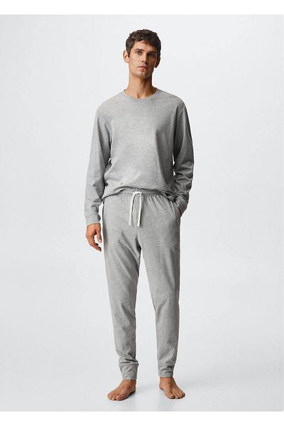 MANGO Man Langes Pyjama-Set