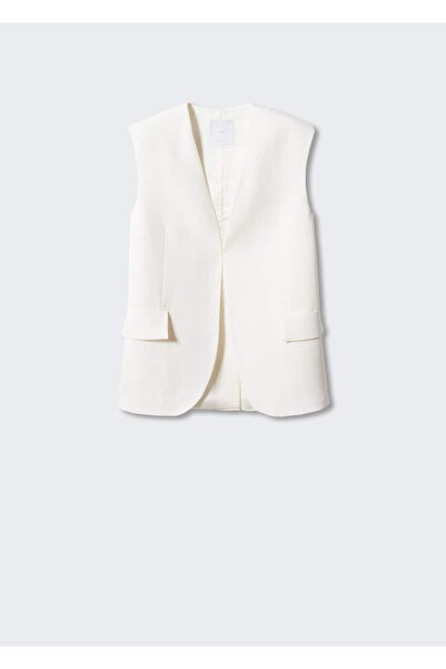MANGO Woman Klapalı Oversize Yelek