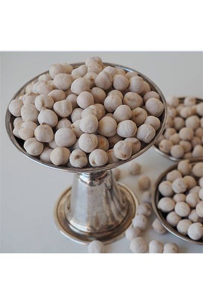 TicaretDenizi Domestic Roasted White Chickpeas Chickpeas - Soft Jumbo, Large Size 400 Gr