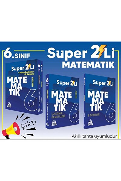 Örnek Akademi Yayınları ÖRNEK AKADEMİ YAYINLARI 6. SINIF MATEMATİK SÜPER İKİL...