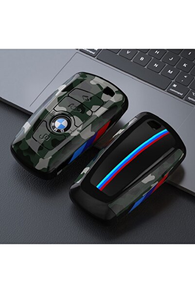 idealaksesuar سلسلة مفاتيح بي ام دبليو حافظة تحكم بتصميم عسكري أنيق سلسلة مفاتيح بي ام دبليو حافظة تحكم بتصميم أنيق أبيض