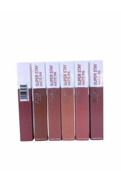 Roesıa Rose Cosmetics Rose Superstay Model 6'lı Kalıcı Ruj Serisi