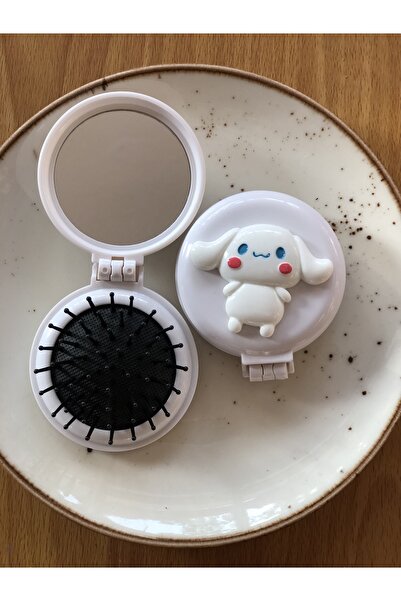 synshop Sanrio Hello kitty Kuromi Cinnamoroll Kolay Saç Açma aynalı Tarama Fırça Tarak (yurt dışından)