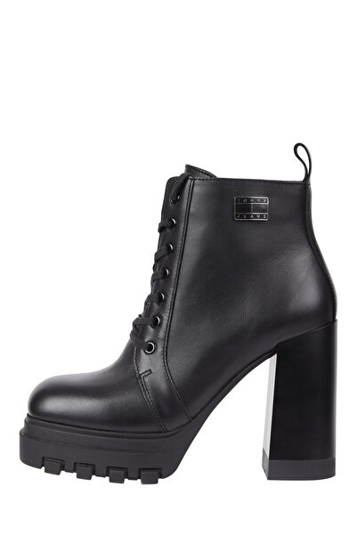 Tommy Hilfiger Deri Siyah Kadın Bot EN0EN02408BDS