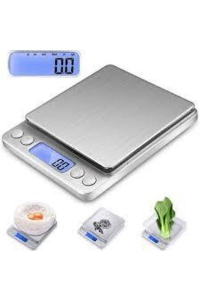 Techmaster Tme Dijital Hassas Mutfak Kuyumcu Terazi Tartı 500gr/0,01gr I-2000