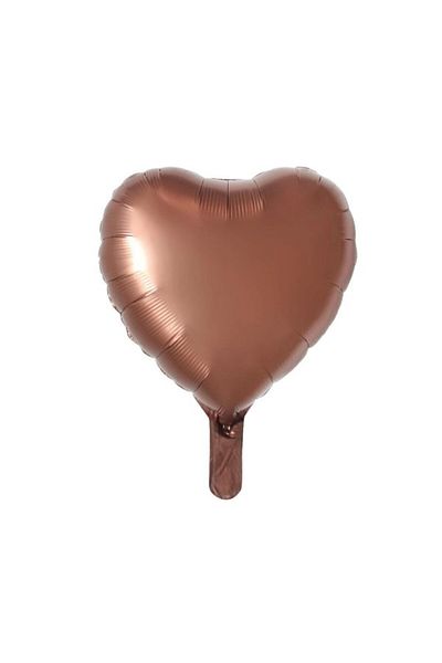 LOTUS PARTY 3 Years Old Bohemian Mini Birthday Set Nude Cream Color Brown Heart - Cream Color Foil Number Balloon