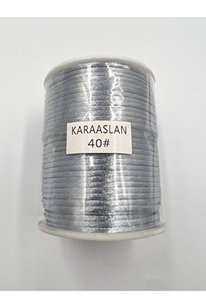 KARAASLAN floş ip gri Renk 100 Metre ( Bobin) 2 ml