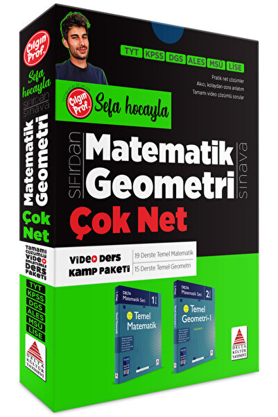 Delta Kültür Yayınevi Çok Net Matematik Geometri Sıfırdan Sınava