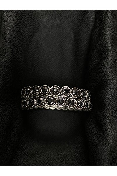 Aashiv's Collection سوار هندي من الفولاذ منقوش للنساء