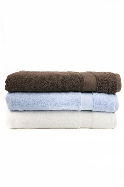 Taka Fabrics Wave 100% βαμβακερή πετσέτα χεριών, προσώπου, επισκέπτη 3 τεμαχίων Μέγεθος 70x140 cm Σετ εκρού-καφέ-μπλε