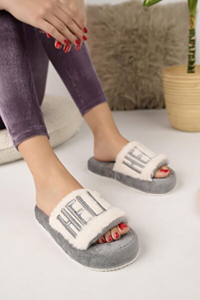 Moda Frato Dámské halové pantofle Modafrato Hello, zimní vlněné pantofle