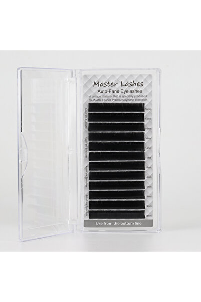 Master Lashes Ipek Kirpik Auto-fan Çek Bırak Kolay Volüm 0,07c-14mm