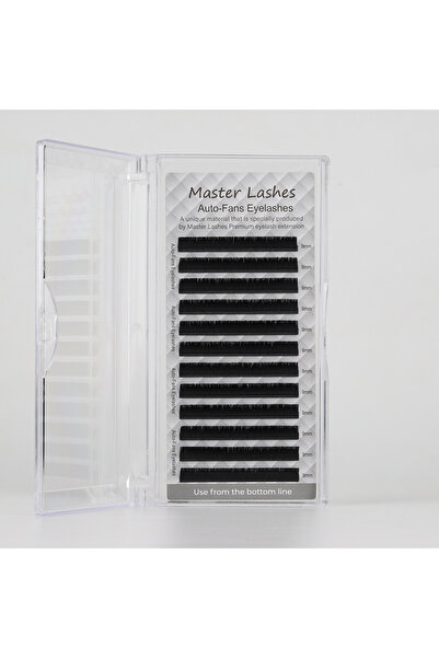 Master Lashes Ipek Kirpik Auto-fan Çek Bırak Kolay Volüm 0,07c-9mm